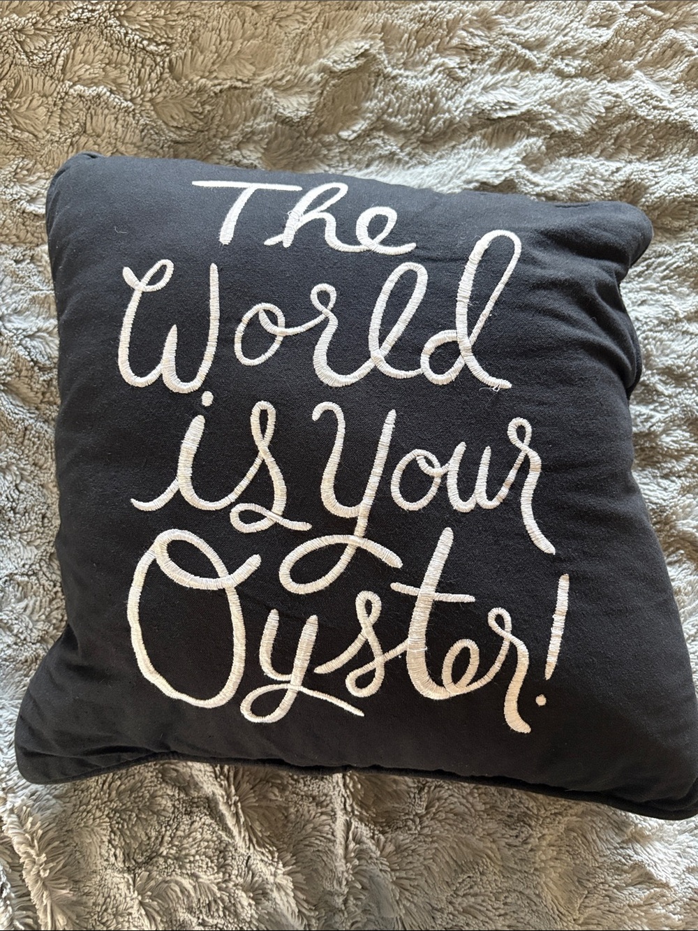 Rifle Paper Co. Accent Throw Pillow -The World is Your Oyster